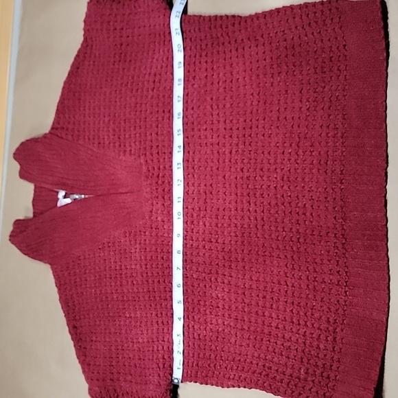 No Boundaries Size Juniors XXL (19) Burgundy 1/4 Pullover Sweater, Exc Used Cond - Picture 6 of 11